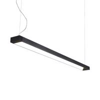 Arcchio Cuna LED függő, fekete, szögletes 162 cm