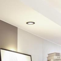 Arcchio LED-es Aryx downlight, fekete, 2700K