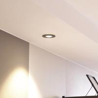 Arcchio LED-es Jyra downlight, fekete, 2,700K