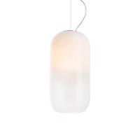 Artemide Gople Mini függő lámpa, fehér/fehér