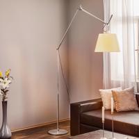 Artemide Tolomeo Mega - Állólámpa pergamen árnyékolóval