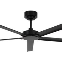 Beacon mennyezeti ventilátor Monza fekete DC csendes Ø 137 cm IP55