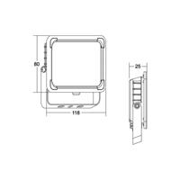 BRUMBERG Neo Mini LED reflektor, szélesség 11,5 cm 4000K