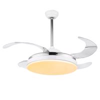 Cabrera LED mennyezeti ventilátor CCT, fehér