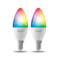 Calex Smart LED gyertya E14 B35 4.9W CCT RGB RGB 2 darabos készlet