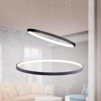 Circle LED függőlámpa, antracit, kétlámpás változatban