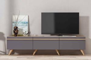 Design TV asztal Abhilasha 180 cm antracit