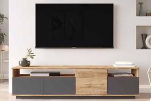 Design TV asztal Belisario II 180 cm antracit