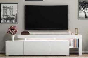 Design TV asztal Calissa 192 cm fehér