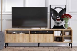 Design TV asztal Quana 180 cm tölgy utánzata