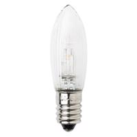 E10 0,3W 14-55V LED tartalék izzók 3db gyertya