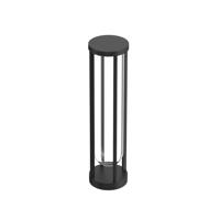 FLOS In Vitro Bollard 2, 2,700 K, 60 cm, fekete