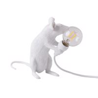 LED asztali világítás Mouse Lamp USB ülő fehér