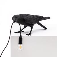 LED dekor asztali világítás Bird Lamp játék fekete