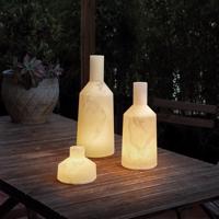 LED dekoratív asztali lámpa Alabast, újratölthető akkumulátorral, IP65,