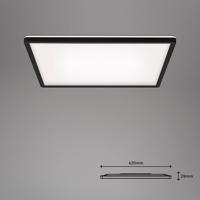 LED-es mennyezeti lámpa Slim smart fekete dim CCT 42x42cm