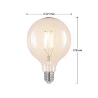 LED filament E27 8 W 2700 K G125 gömb átlátszó 2