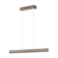 LED függő lámpa Runa, nikkel, hossza 92 cm