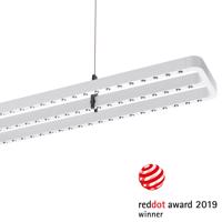 LED függőlámpa Small Line, érzékelő, 156 cm, fehér