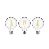 LED izzó, E27, G95, 3,8W, 2700K, 806lm, 3 db, 3 db