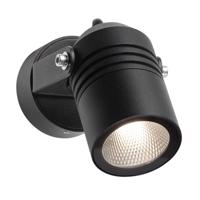 LED kültéri fali spot 5019, fekete, IP54