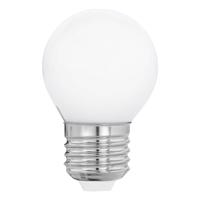 LED lámpa E27 G45 4W, meleg fehér, opálos, E27 G45