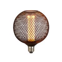 LED lámpa E27 Mesh 3,5W 1.800K Ø12cm fekete