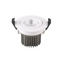 LED mennyezetbe süllyesztett spot Diled, Ø 8,5 cm, 10 W, 3000 K, fehér