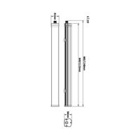 LED nedvességálló fény Tri Proof Motion 66.5 cm