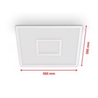 LED panel Centreback CCT RGB 60x60cm fehér