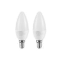 Lindby LED izzó E14 C35 4,5 W 3000 K opál 2-es klt