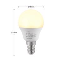 Lindby LED lámpa E14 G45 4.5W 3,000K opál 2 darabos készlet