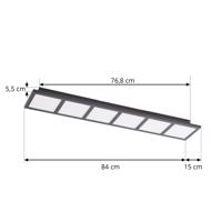 Lindby Raymie LED lámpa, 84 cm hosszú, RGBW