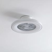 Lindby Smart LED mennyezeti ventilátor Paavo, fehér, csendes, Tuya