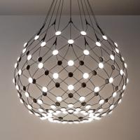 Luceplan Mesh LED függő lámpa Ø 80 cm 1 m függ.