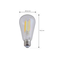 LUUMR Intelligens LED E27 ST64 7W világos ZigBee Tuya Philips Hue