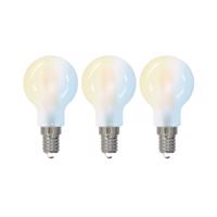 LUUMR Smart LED cseppes lámpa, 3 darabos készlet, E14, 4.2W, matt, Tuya