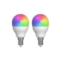 LUUMR Smart LED cseppes lámpa, E14, 4,9W, CCT, RGB, Tuya, 2 db