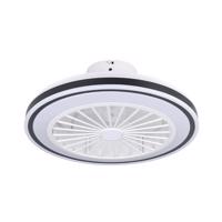 Mennyezeti ventilátor Almeria LED CCT fehér/fekete