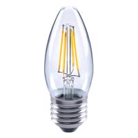 OSRAM LED gyertya lámpa E27 4,5W 827 izzószál, átl