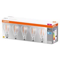 OSRAM LED lámpa E27 Base CL A 7W 4000K átl. 5db