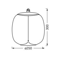 OSRAM Vintage 1906 Big Oval, füst, E27, 1,800 K, izzószál