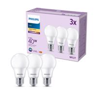 Philips LED izzó E27 4,9W 470lm 2700K matt 3db