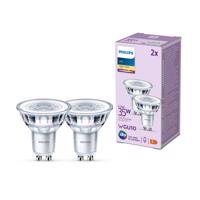 Philips LED izzó GU10 3,5W 255lm 827 átl. 36° 2db