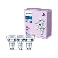 Philips LED izzó GU10 4,6W 390lm 840 átl. 36° 3db