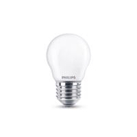 Philips LED lámpa E27 P45 4,3W 2700K opál 2db