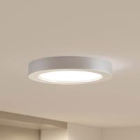 Prios LED mennyezeti lámpa Edwina, ezüst, 24,5cm, 2db, dimmelhető