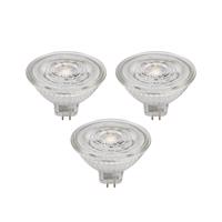 Prios LED reflektor GU5.3 4.3W 345lm 36° clear 840 3 darabos készlet