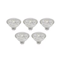 Prios LED reflektor GU5.3 4.9W 500lm 36° clear 840 5 darabos készlet