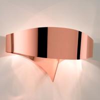 Scudo rézszínű dizájner fali lámpa